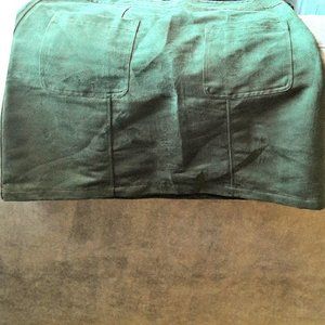 EUC Old Navy Size 14 Suede Olive Army Green Pocket Skirt